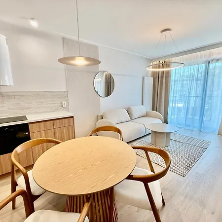 D301 Boho Z Z Basenem, Sauna, Jacuzzi, Przy Samej Plazy - 5d 아파트 니에초르체