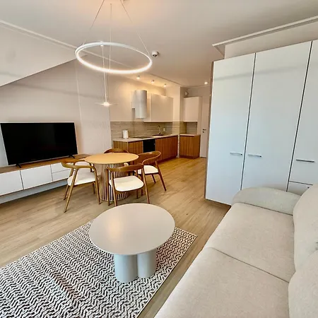 아파트 D301 Boho Z Z Basenem, Sauna, Jacuzzi, Przy Samej Plazy - 5d 니에초르체