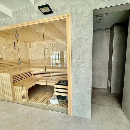 D301 Boho Z Z Basenem, Sauna, Jacuzzi, Przy Samej Plazy - 5d * 니에초르체